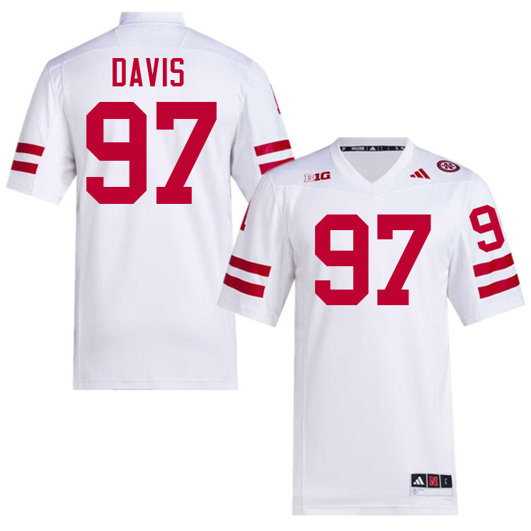#97 Keona Davis Nebraska Jersey,Nebraska Cornhuskers Football Uniforms,Jersey-White #97 Keona Davis Nebraska Jersey,Nebraska Cornhuskers Football Uniforms,Jersey-White